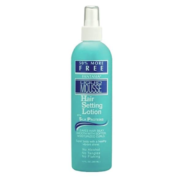 Fantasia Liquid Mousse Hair Setting Lotion, 12 oz. Kanar