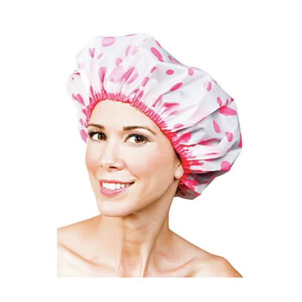 Gorro de ducha forrado resistente al moho de la colección Fashionista de Betty Dain